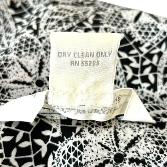 Express Womens Vintage Y2K 90s Floral Black White Slip Maxi Zip Dress Size 11/12 - Picture 4 of 5